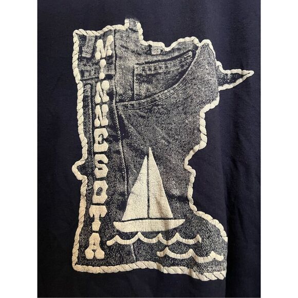 Vintage men’s size XL Minnesota puff print single stitch T-shirt - Picture 3 of 4